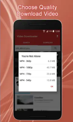 Video Downloader HD android App screenshot 1