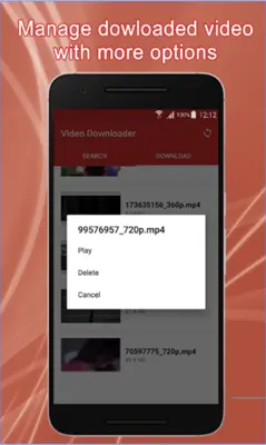 Video Downloader HD android App screenshot 2